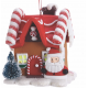 Kurt S. Adler Gingerbread LED Candy House Santa