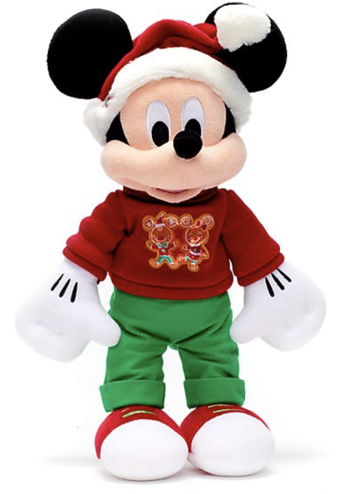 mickey mouse holiday plush