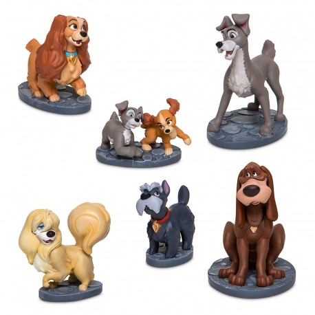 Disney Lady and the Tramp Figure Play Set