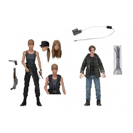 NECA Terminator 2 Judgment Day Action Figure 2-Pack Sarah Connor & John Connor 18 cm