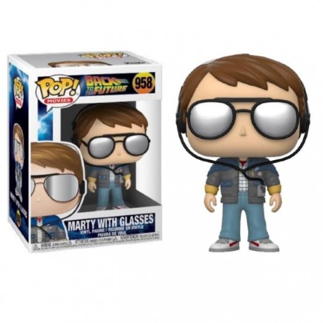 Funko Pop 958 Marty with Glasses, Back To The Future